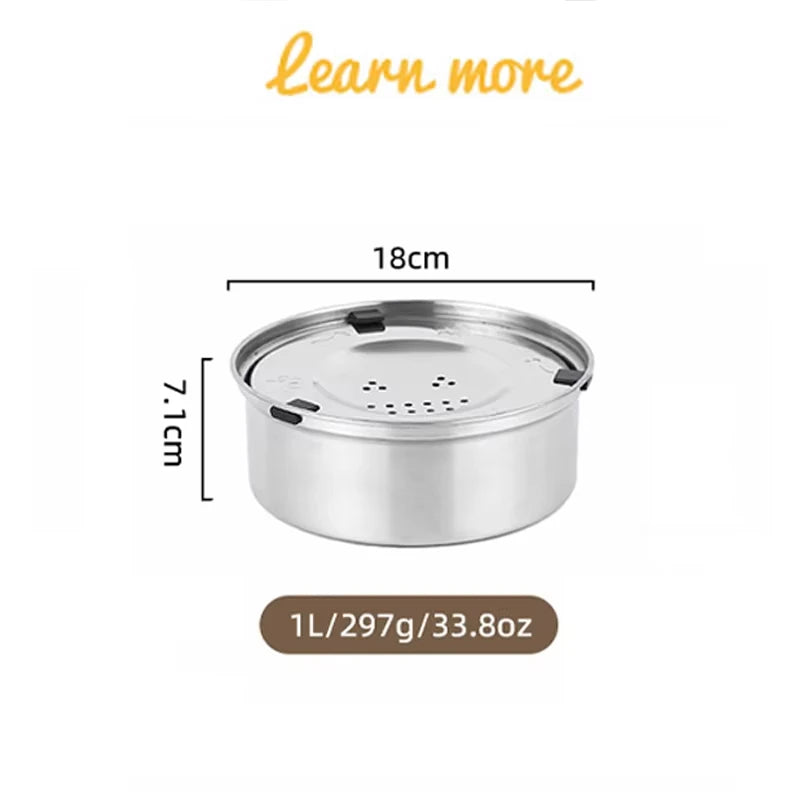 Big Capacity Stainless Steel Dog Floating Bowl/No Spill Anti-Splash Dog Water Dispenser