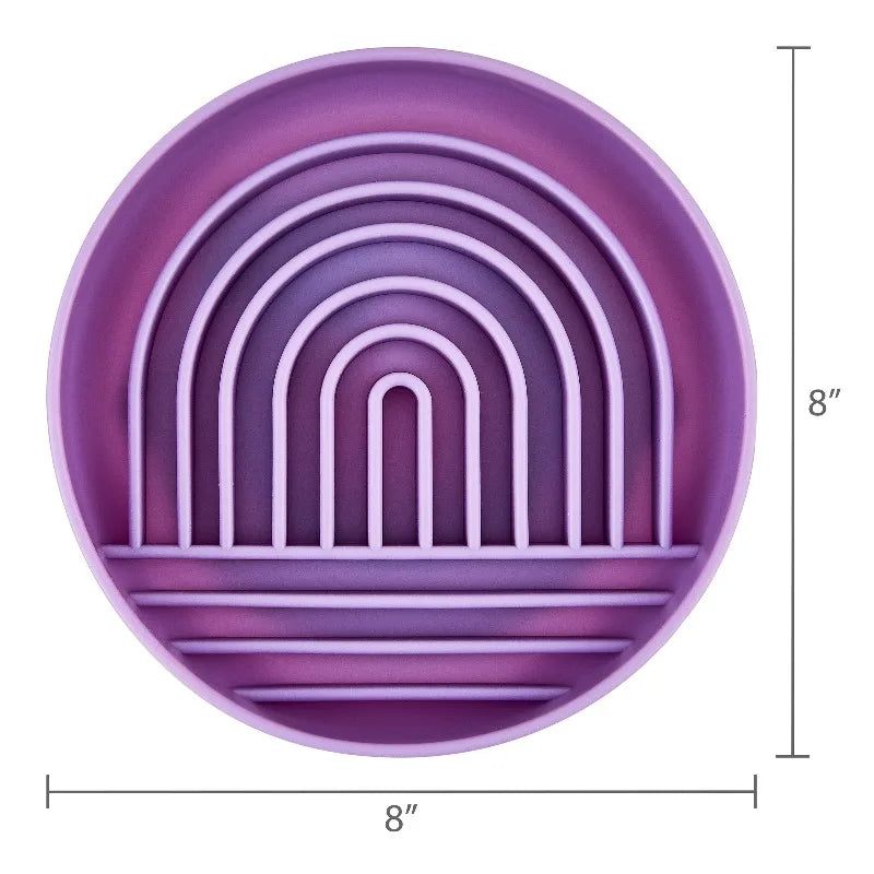 Purple Slow Feeder Bowl