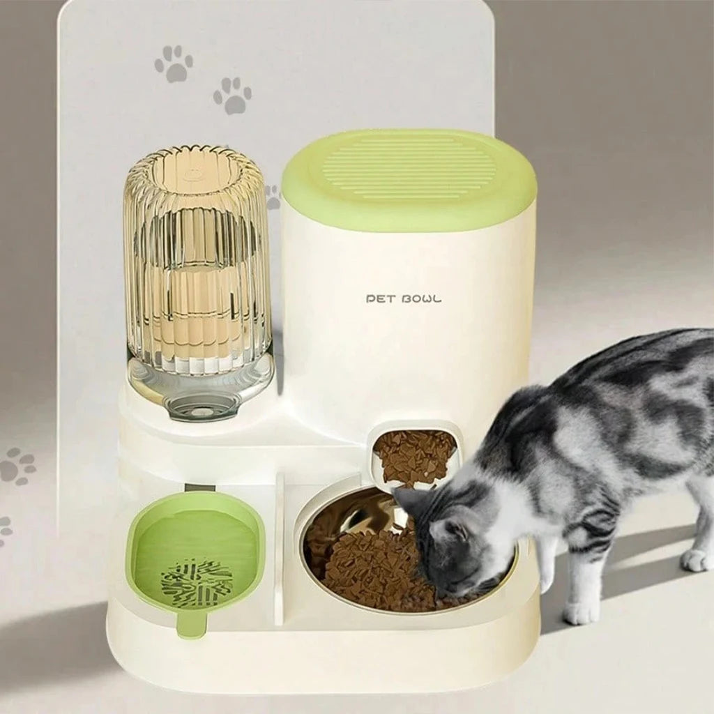 2-in-1 Automatic Pet Feeder and Water Dispenser