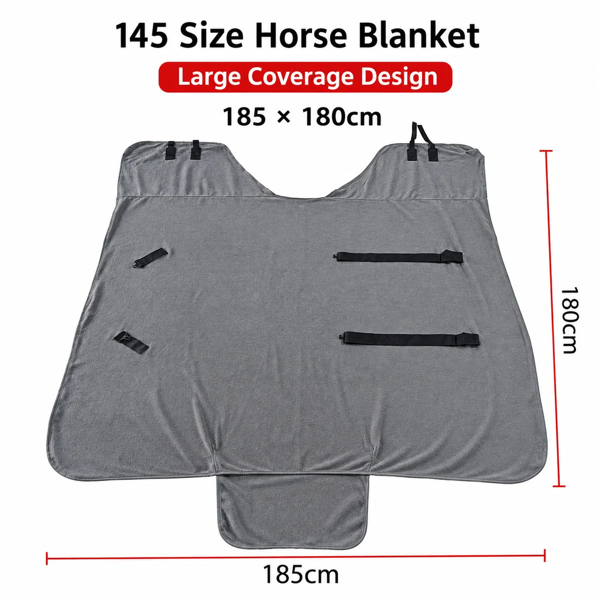 Professional Stable Horse Blanket / Warm Fleece with Adjustable Buckle for Horses
