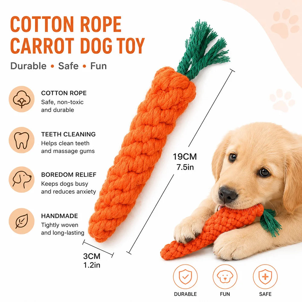 Pet Plush Toy with Squeaker for Dogs & Puppies