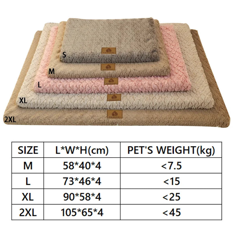 Orthopedic Foam Pet Bed With Removable Washable Faux Fur Cover & Anti-Slip Bottom