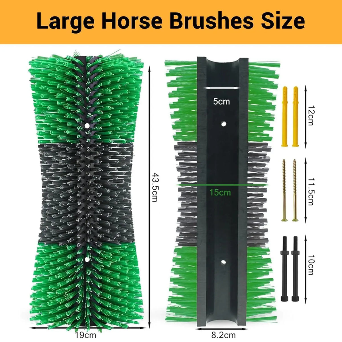 2PCS Livestock Grooming Brush for Back Scratching - Whiskersnwigglesshop