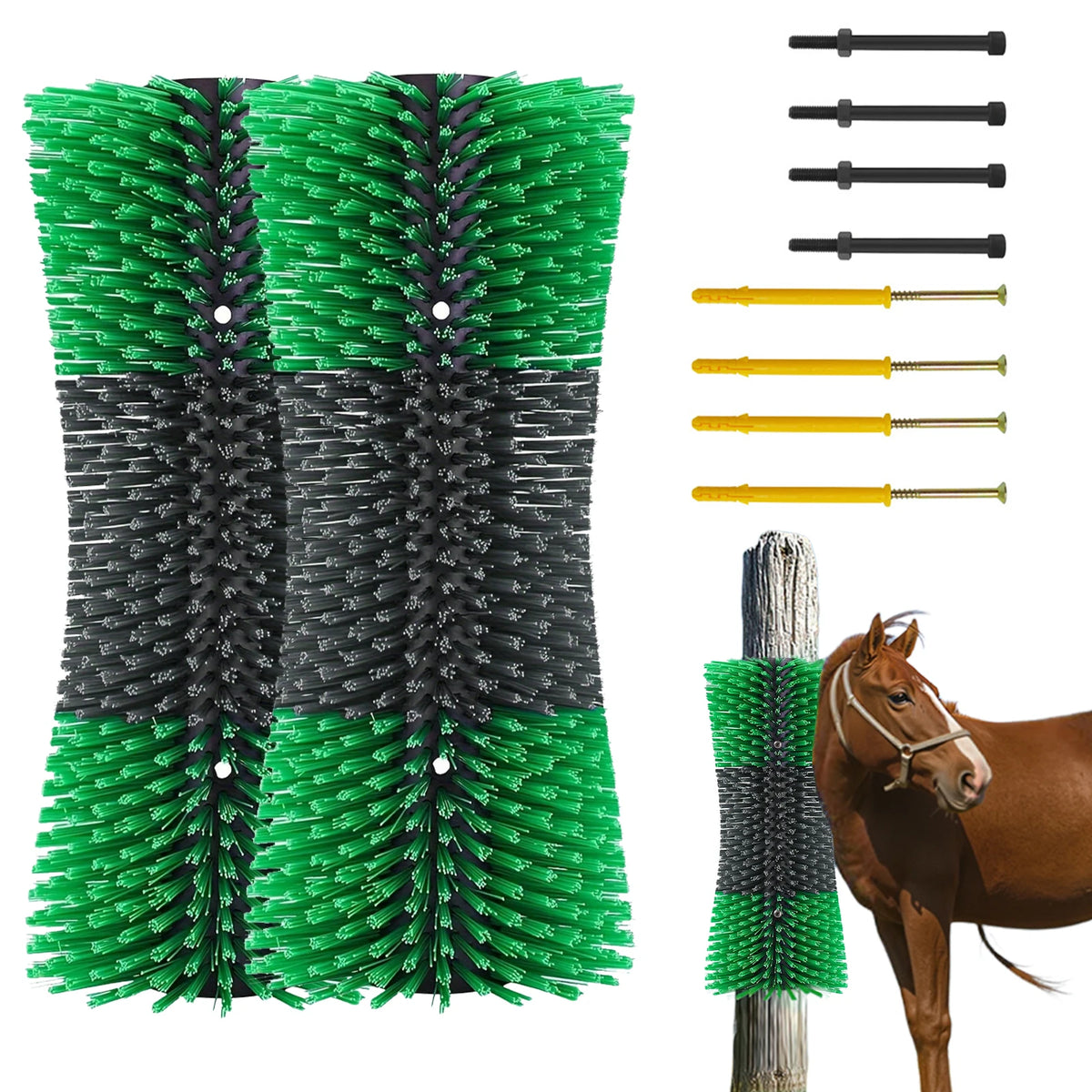 2PCS Livestock Grooming Brush for Back Scratching - Whiskersnwigglesshop
