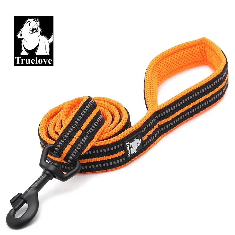 Truelove Reflective Nylon Mesh Padded Pet Leash